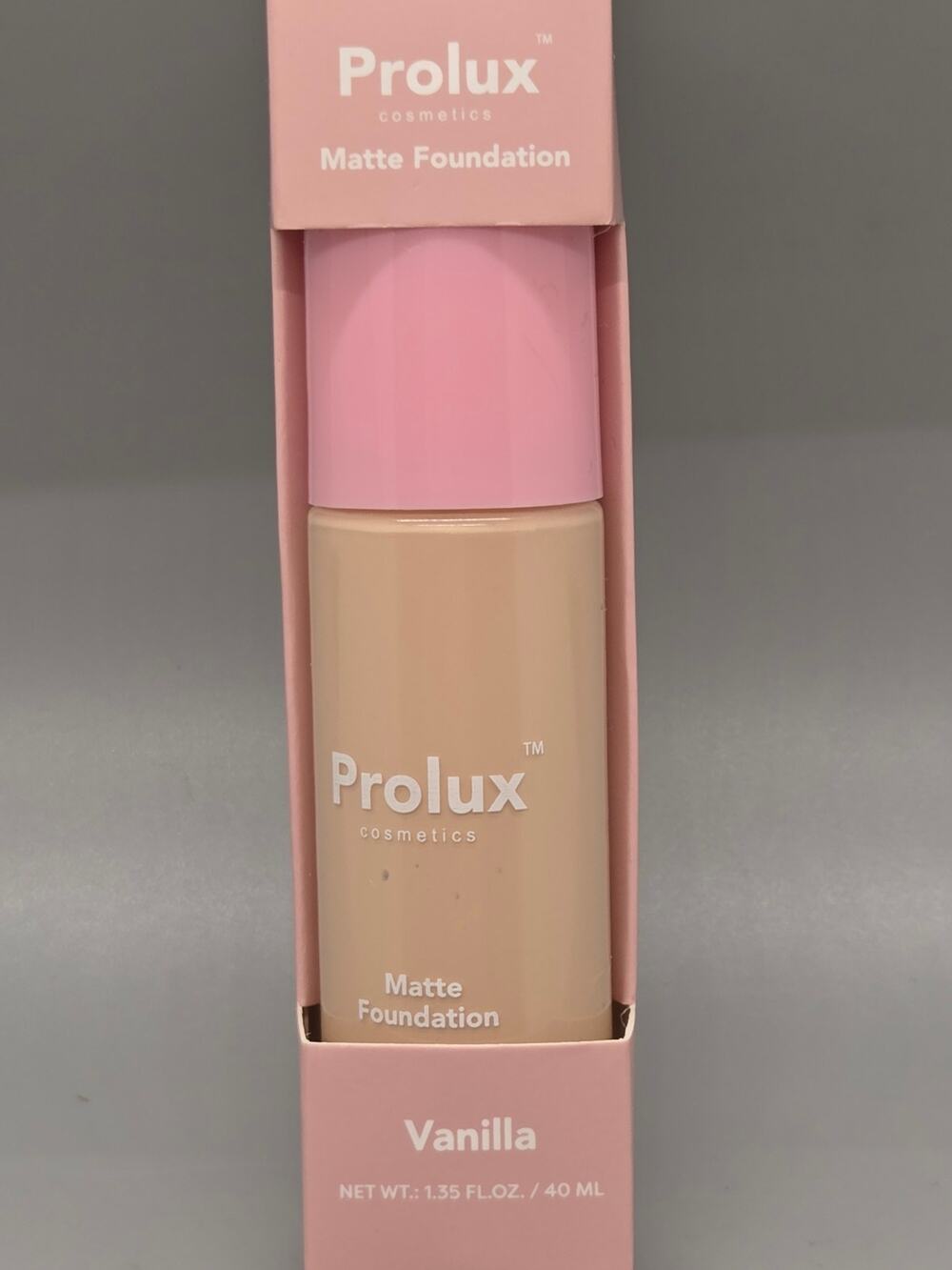 Prolux Cosmetics Matte Foundation In Vanilla